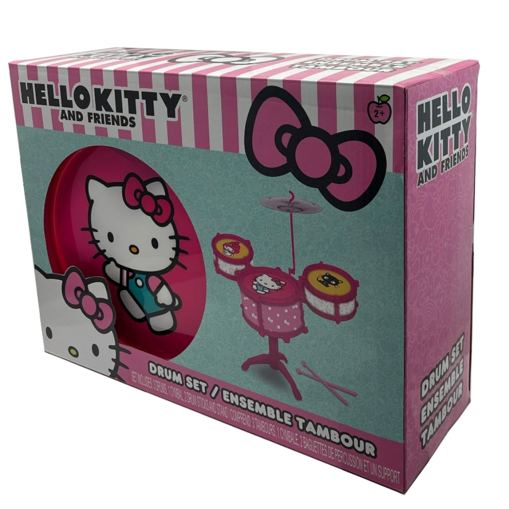 Hello Kitty Officially Licensed Kid's Toy Drum Set - Ages 2+ - Picture 3 of 7